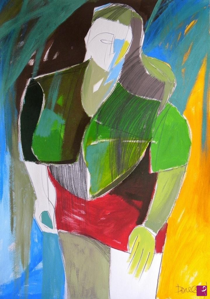 quadri in vendita online - Portrait of Luana Ghidotti