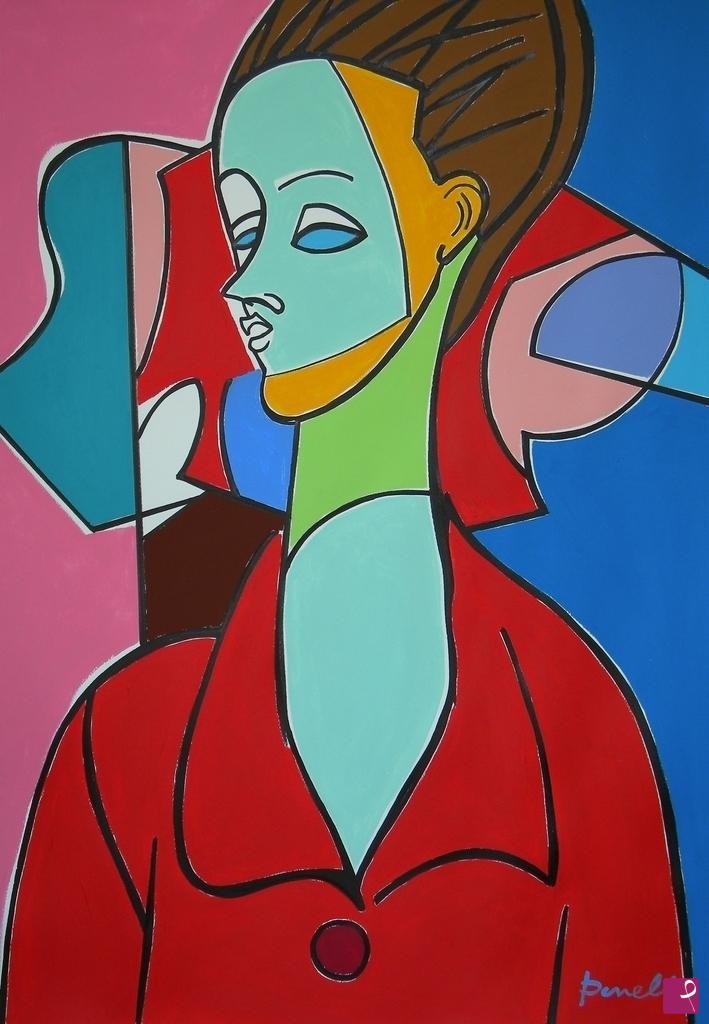 quadri in vendita online - Portrait of Lunia Czechowska