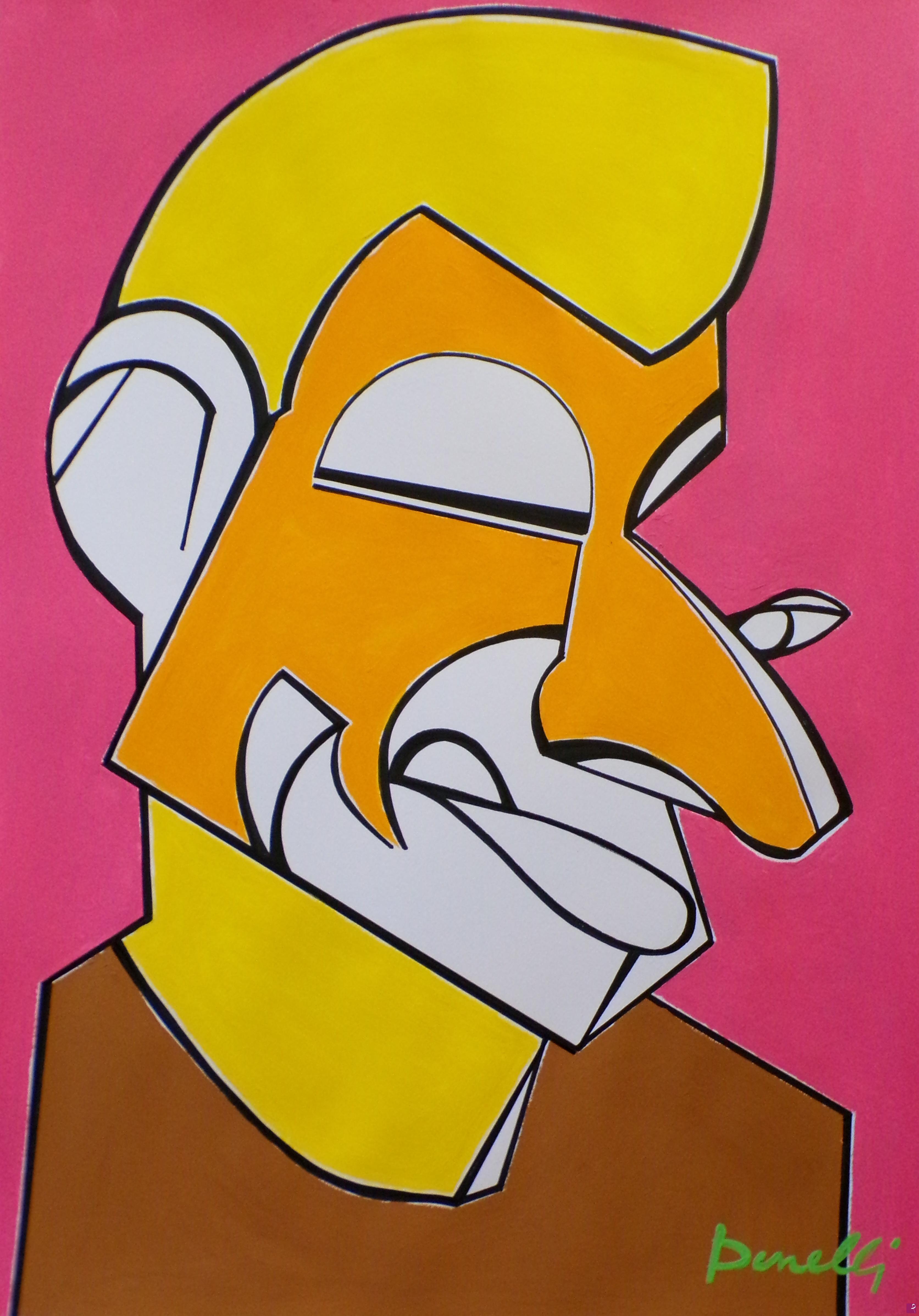 quadri in vendita online - Portrait of Maurizio Cattelan 