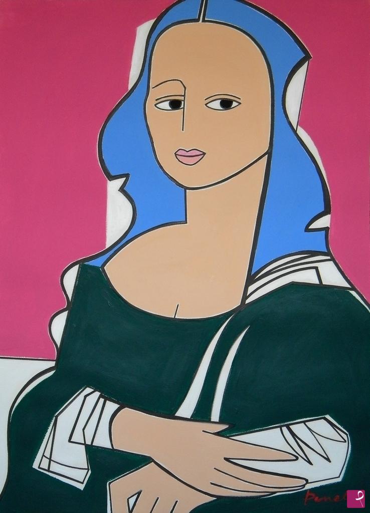quadri in vendita online - Portrait of Mona Lisa