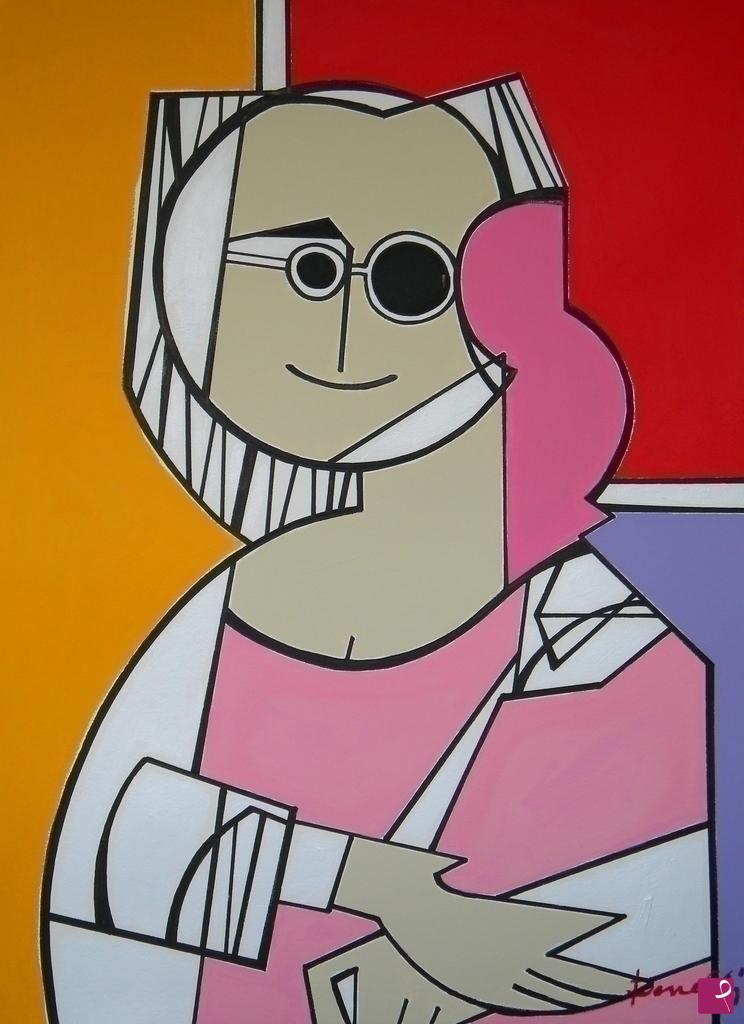 quadri in vendita online - Portrait of Mona Lisa