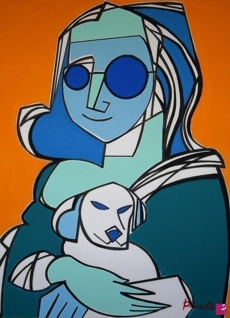 quadri in vendita online - Portrait of Mona Lisa