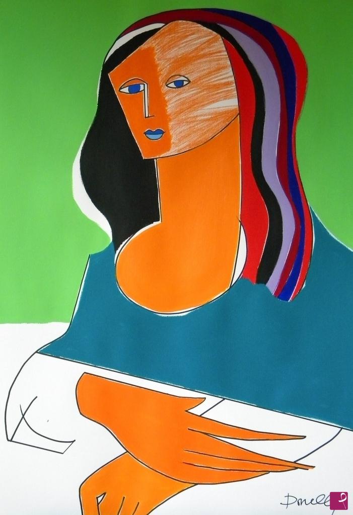 quadri in vendita online - Portrait of Mona Lisa