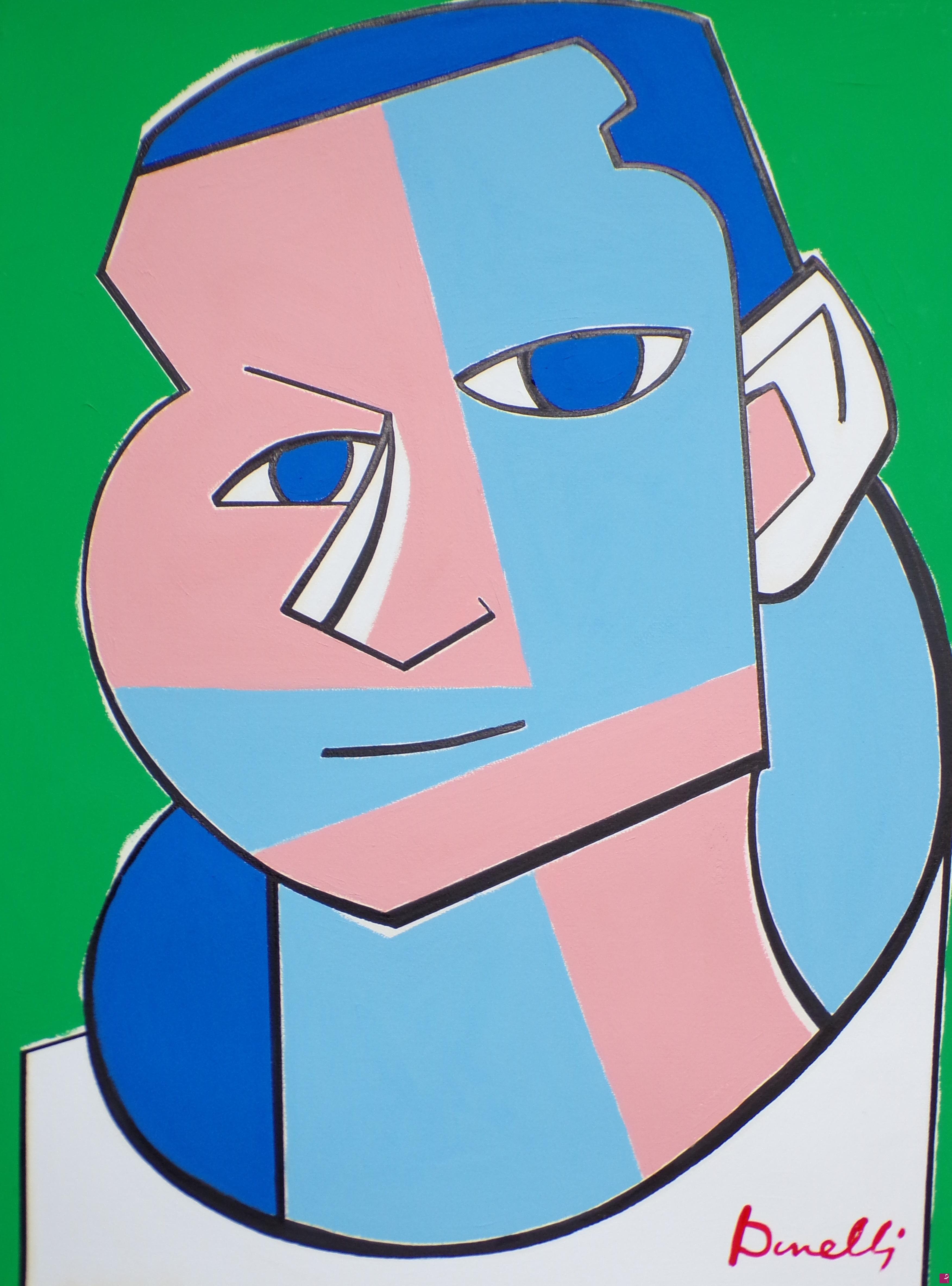 quadri in vendita online - Portrait of Neil Alden Armstrong 