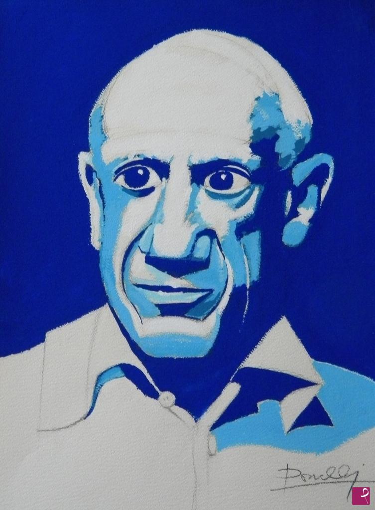 quadri in vendita online - Portrait of Pablo Picasso