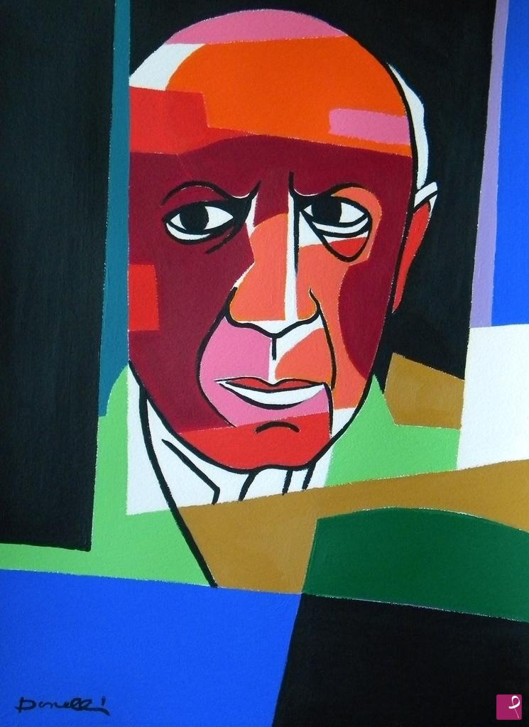 quadri in vendita online - Portrait of Pablo Picasso