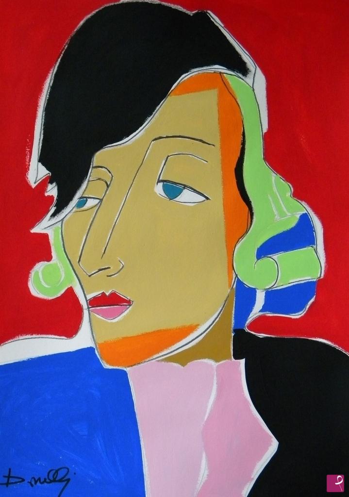 quadri in vendita online - Portrait of Tamara de Lempicka