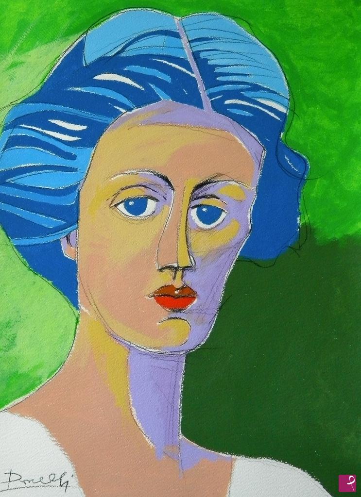 quadri in vendita online - Portrait of Vanessa Bell