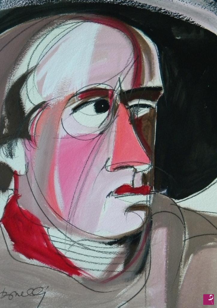 quadri in vendita online - Portrait of Wolfgang Johann Goethe