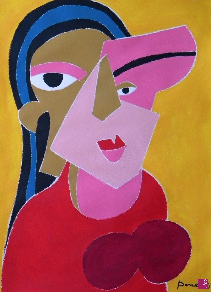 quadri in vendita online - Portrait of woman