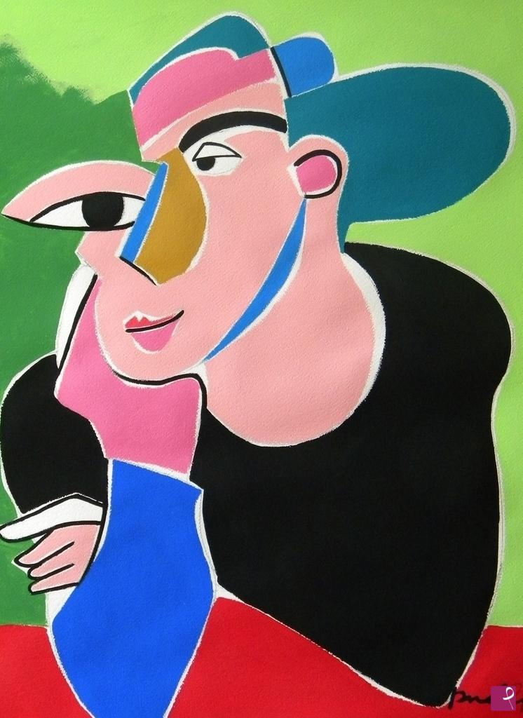 quadri in vendita online - Portrait of woman