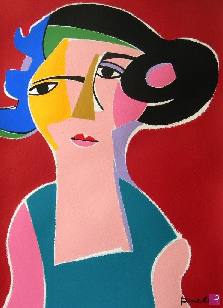 quadri in vendita online - Portrait of woman