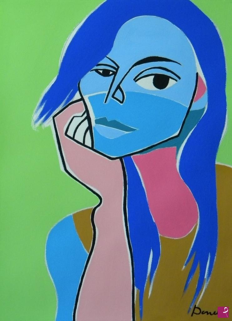 quadri in vendita online - Portrait of woman
