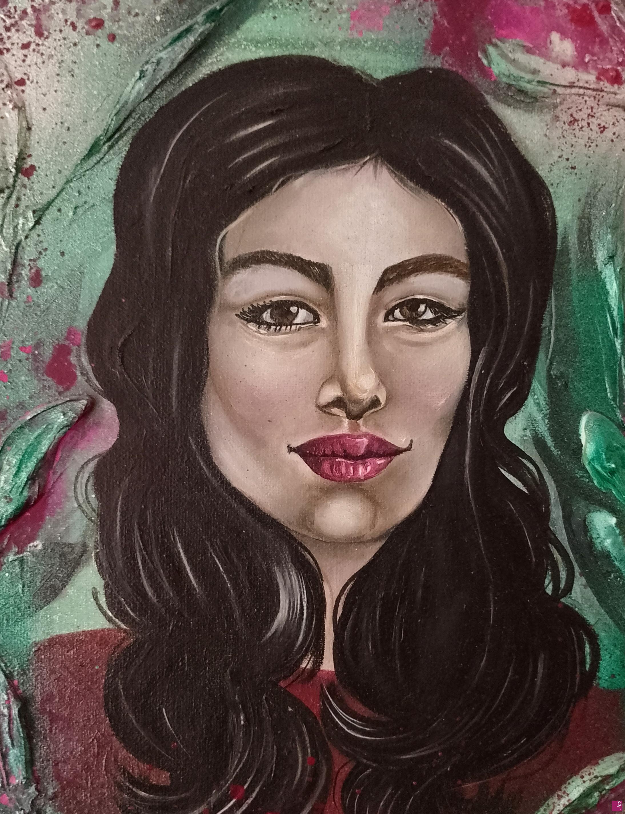 quadri in vendita online - Portrait of woman 