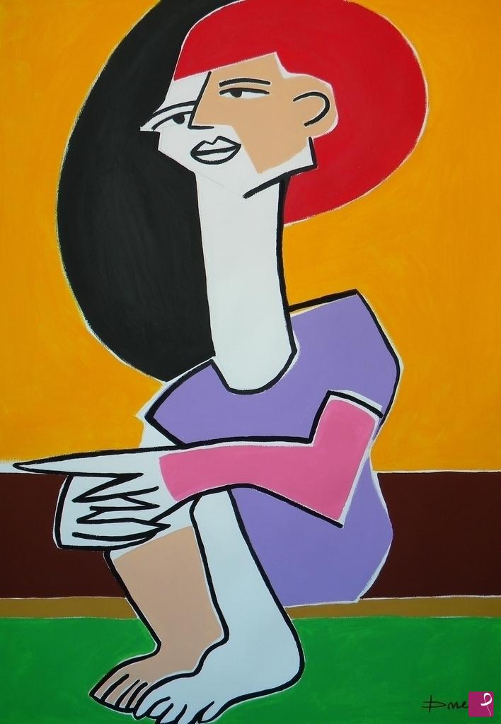 quadri in vendita online - Portrait of woman