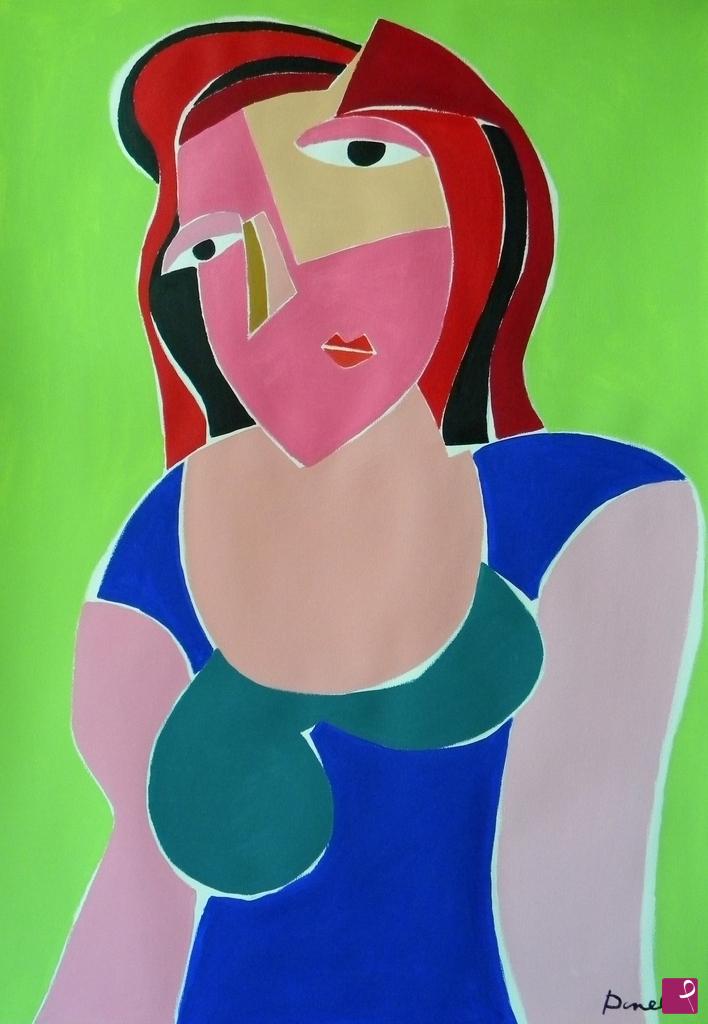 quadri in vendita online - Portrait of woman