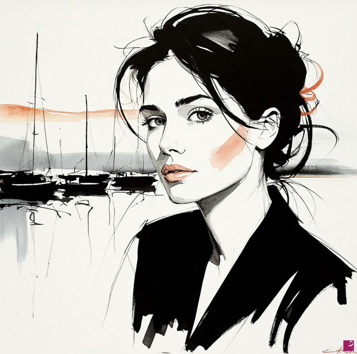 quadri in vendita online - Portrait Woman 3