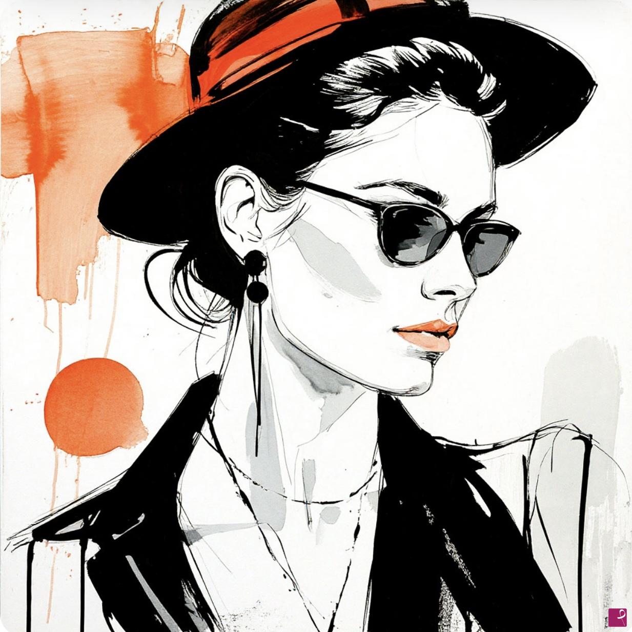 quadri in vendita online - Portrait woman 