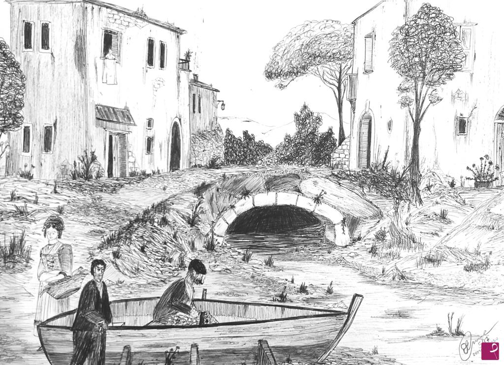 quadri in vendita online - Posillipo nell'800