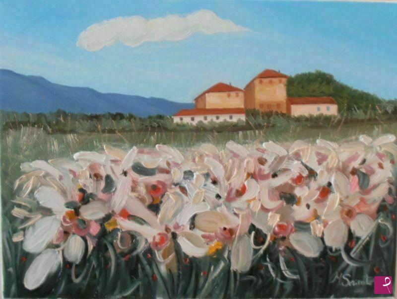 quadri in vendita online - prati in fiore