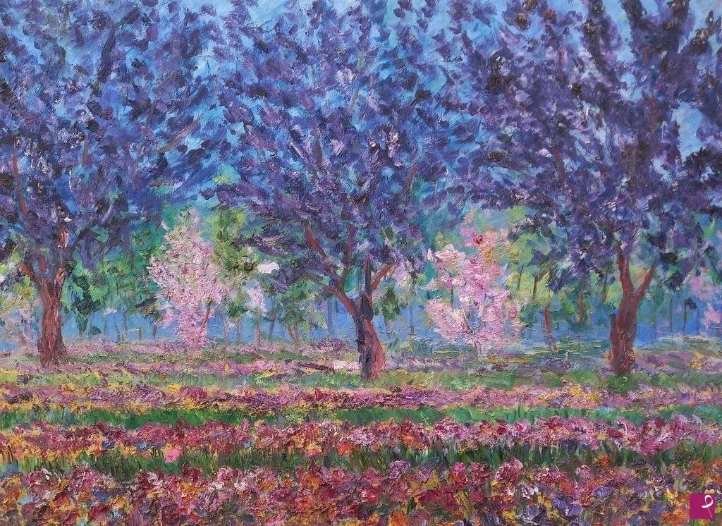 quadri in vendita online - Prato in fiore