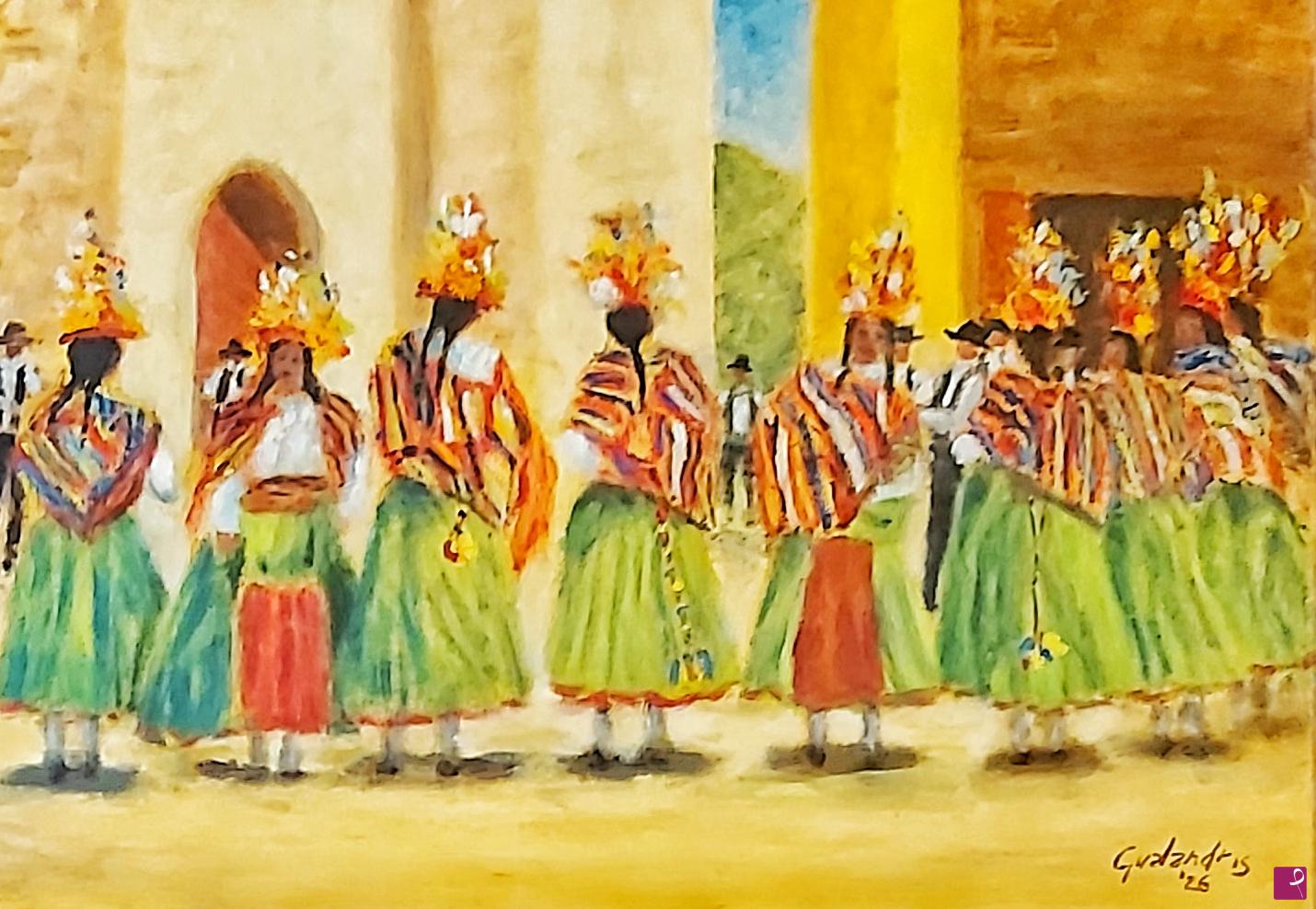 quadri in vendita online - Preparando Procesion - LG-216-PE/OT50x70-O/2026