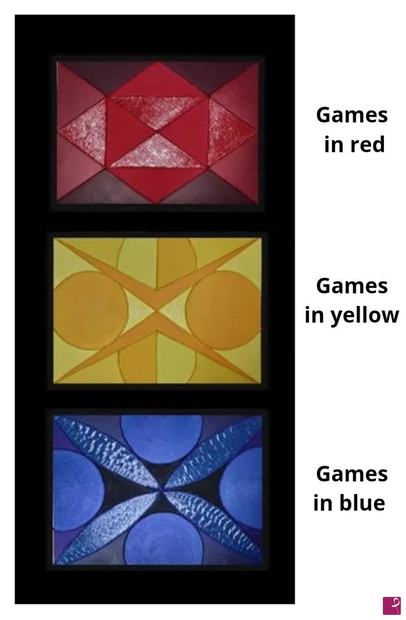 quadri in vendita online - PRIMARY COLOR GAMES 