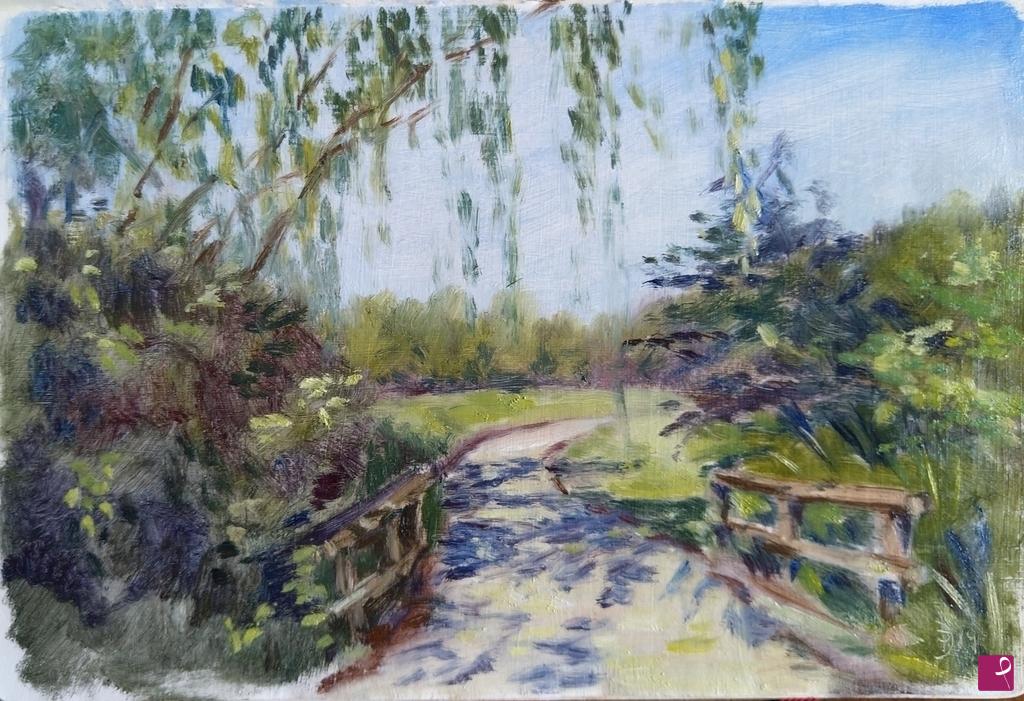 quadri in vendita online - Primavera al Parco Nord