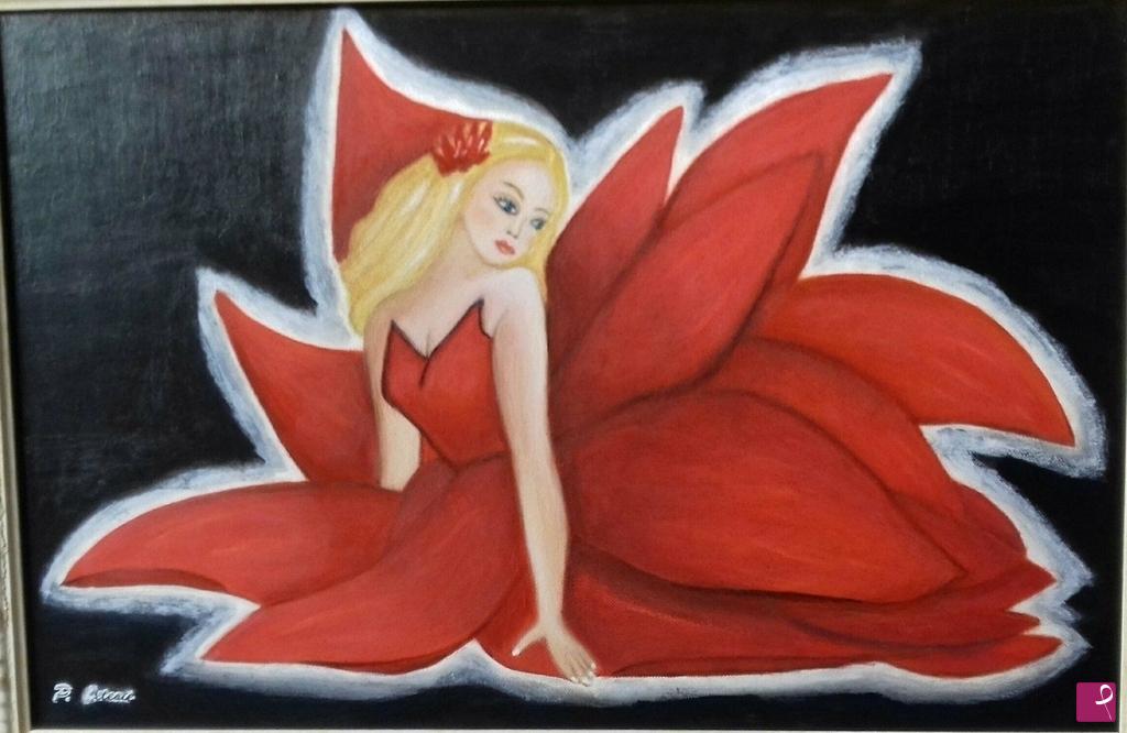 quadri in vendita online - Primavera, il fiore dell'amore.