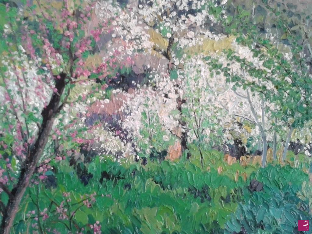 quadri in vendita online - Primavera in collina
