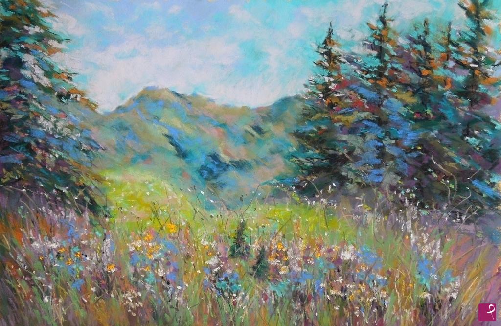 quadri in vendita online - Primavera nel parco di Salbertrand - 106