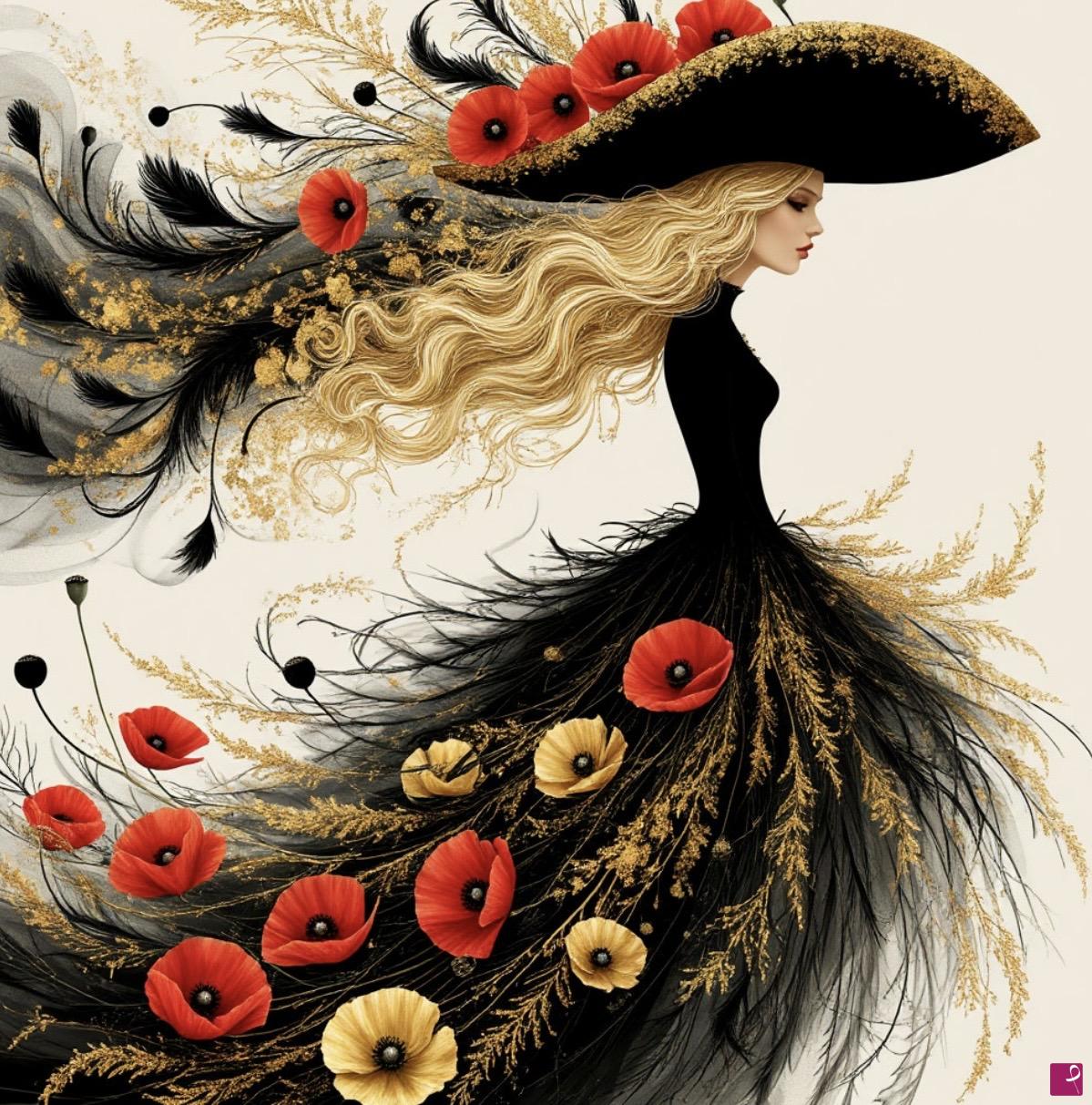 quadri in vendita online - Princess of the fields