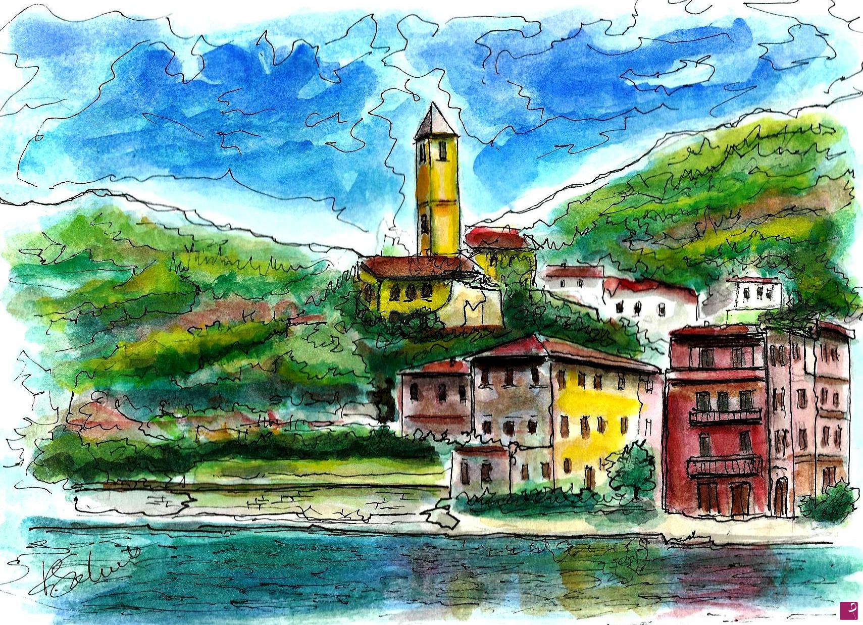 quadri in vendita online - Promontorio del Garda