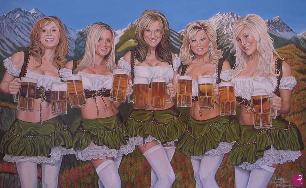 quadri in vendita online - Prosit Girls October Fest