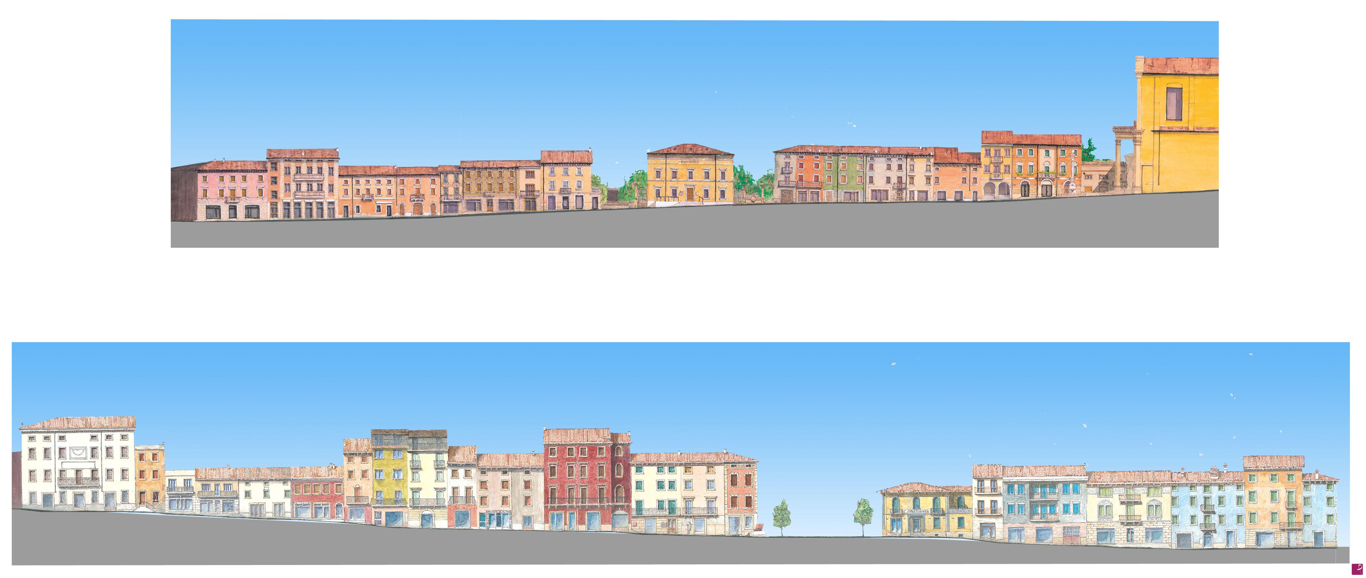 quadri in vendita online - Prospetti Via Principale di Negrar