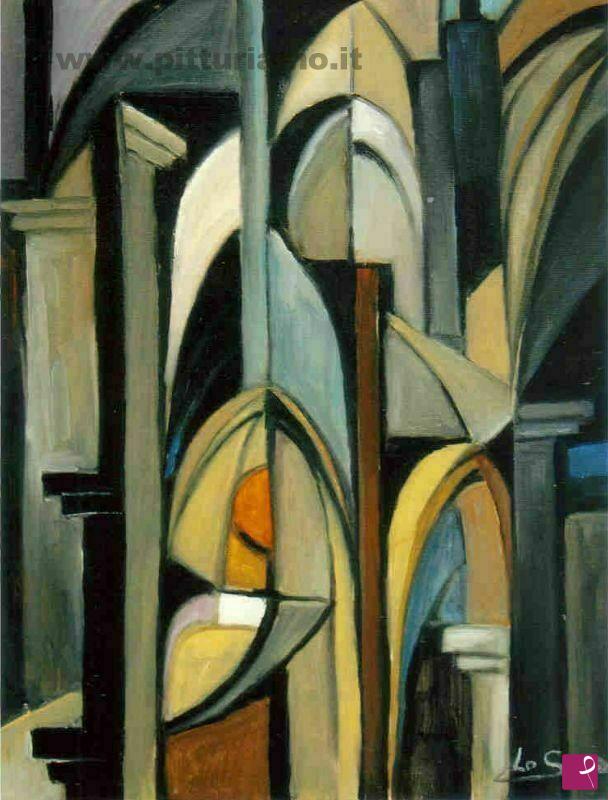 quadri in vendita online - Prospettiva gotica, 2002