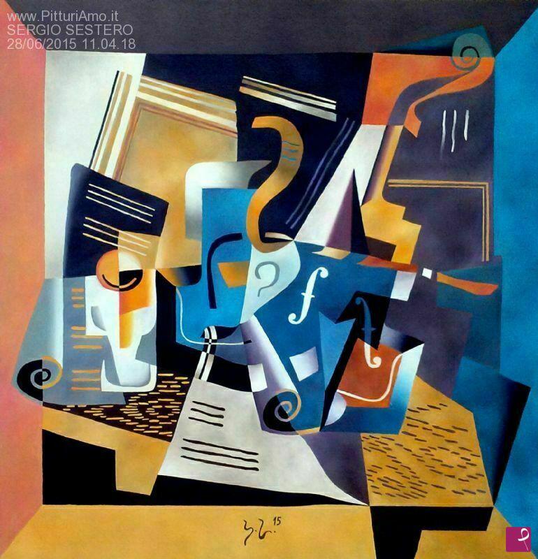 quadri in vendita online - Prova d'ascolto - musica nella pittura