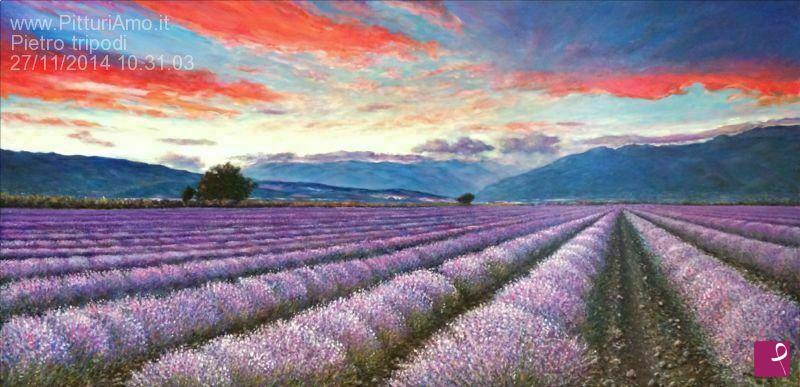 quadri in vendita online - Provenza al tramonto