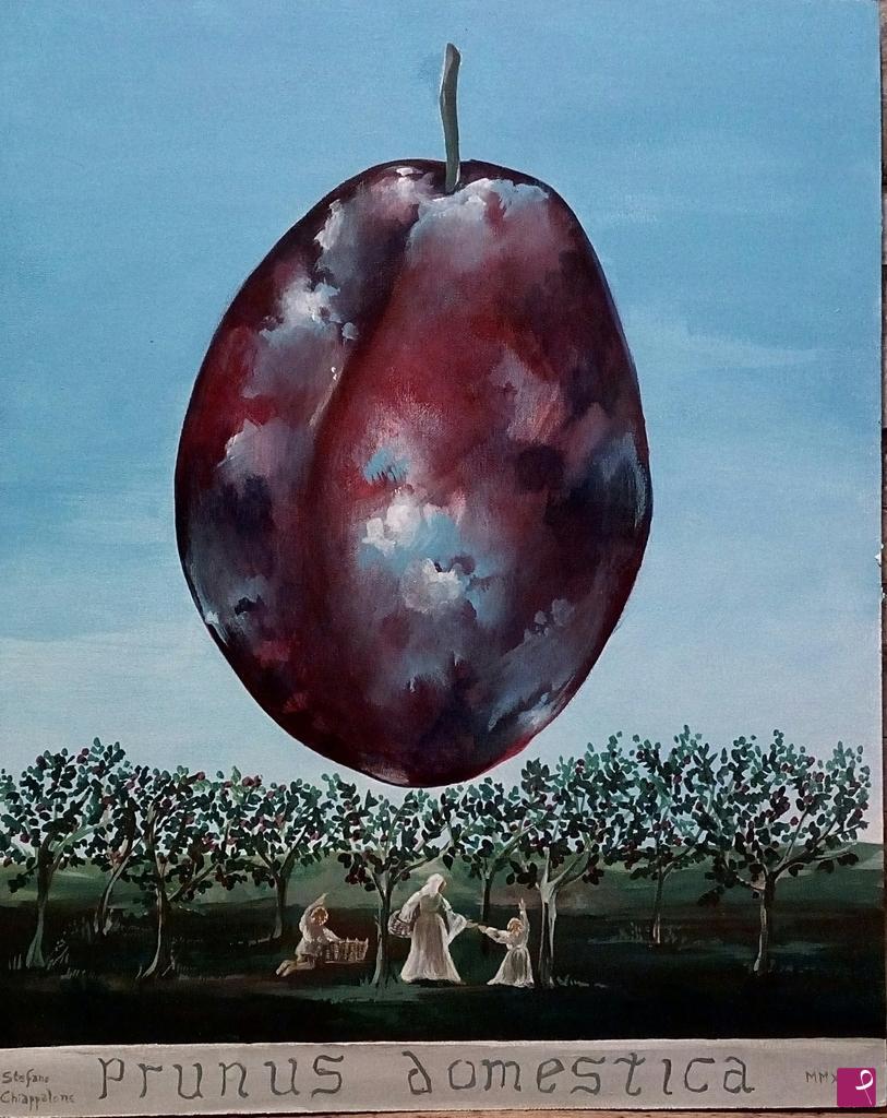 quadri in vendita online - Prugna surrealista