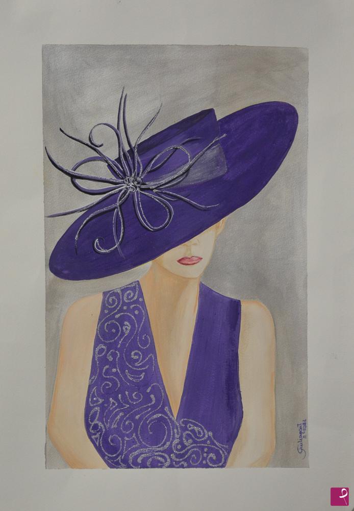 quadri in vendita online - Purple