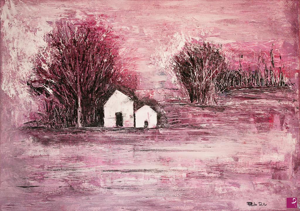 quadri in vendita online - Purple Autumn