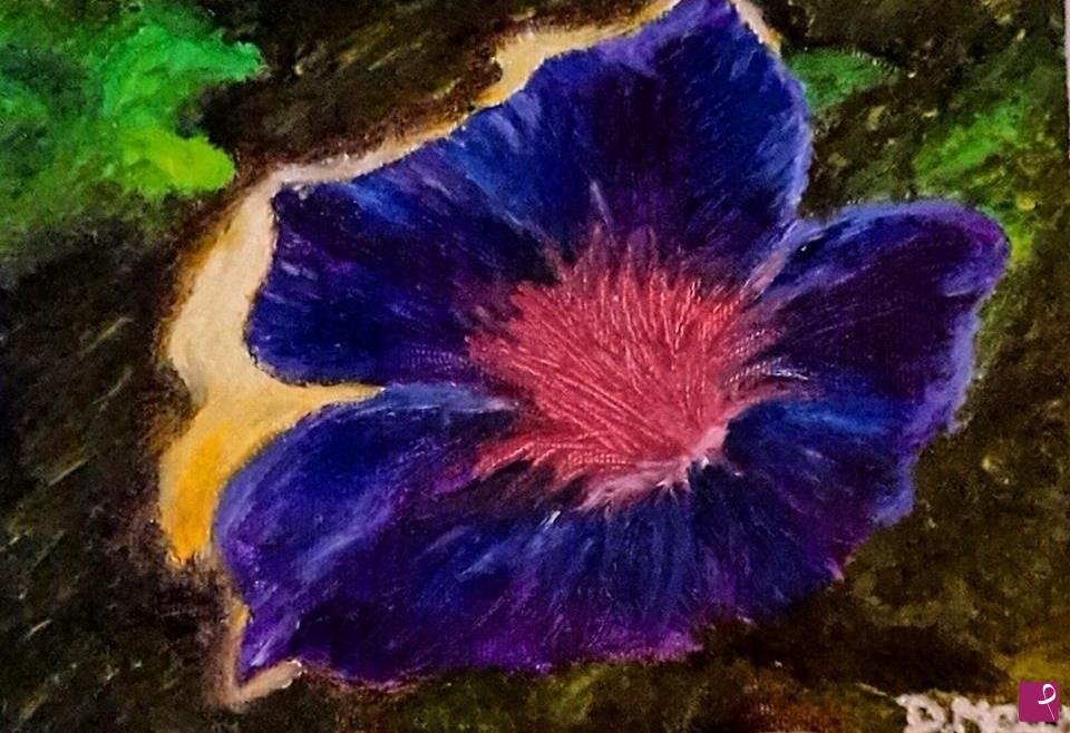 quadri in vendita online - PURPLE FLOWER