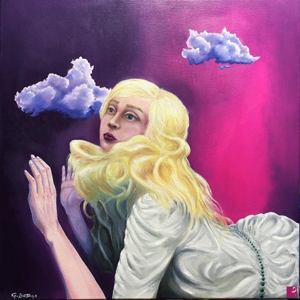 quadri in vendita online - Purple sky