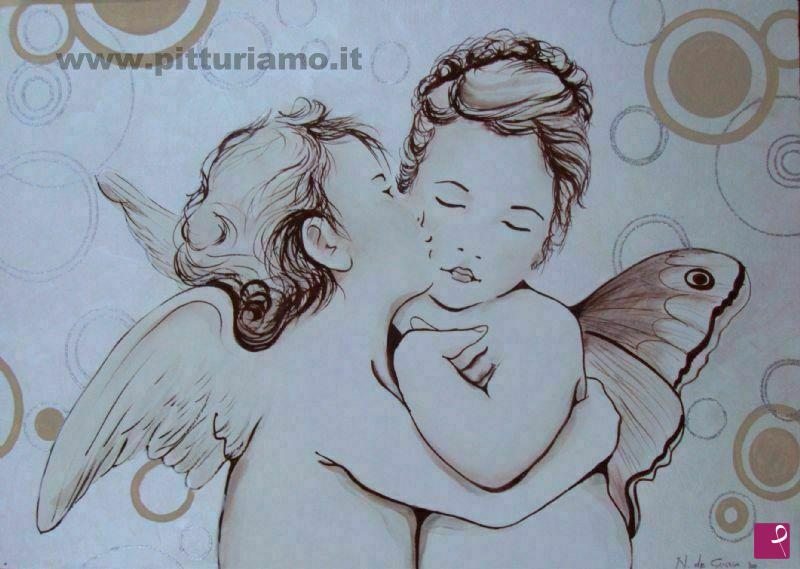 quadri in vendita online - putti