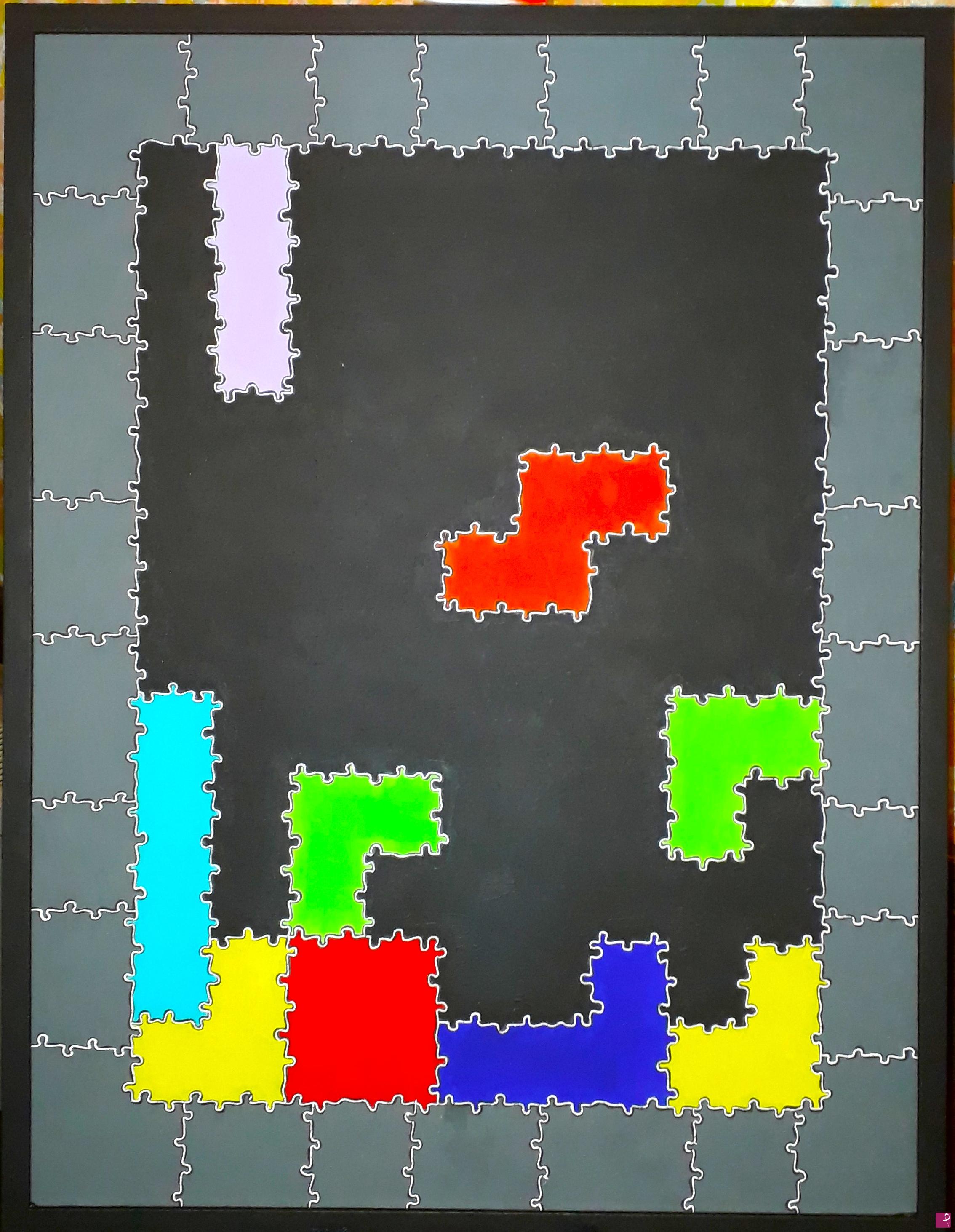 quadri in vendita online - puzzle tetris