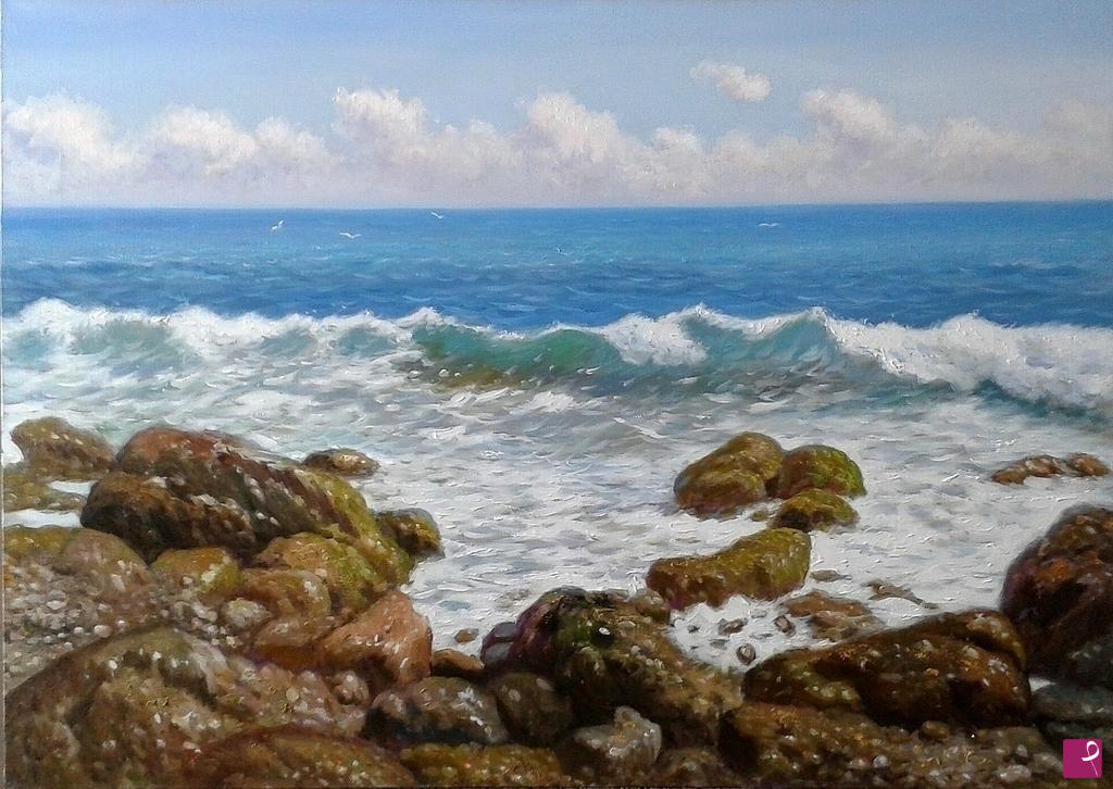 quadri in vendita online - Quadri in vendita - Mare mosso