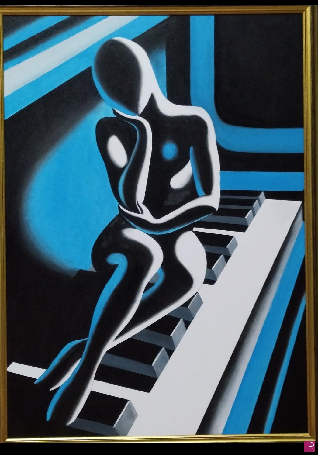 quadri in vendita online - Quadro astratto de chirico metafisica buzzoni f