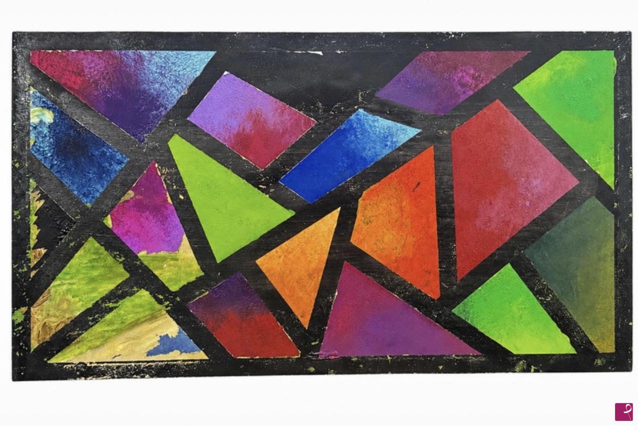 quadri in vendita online - Quadro astratto materico dipinto a mano 100×55 cm – pezzo unico