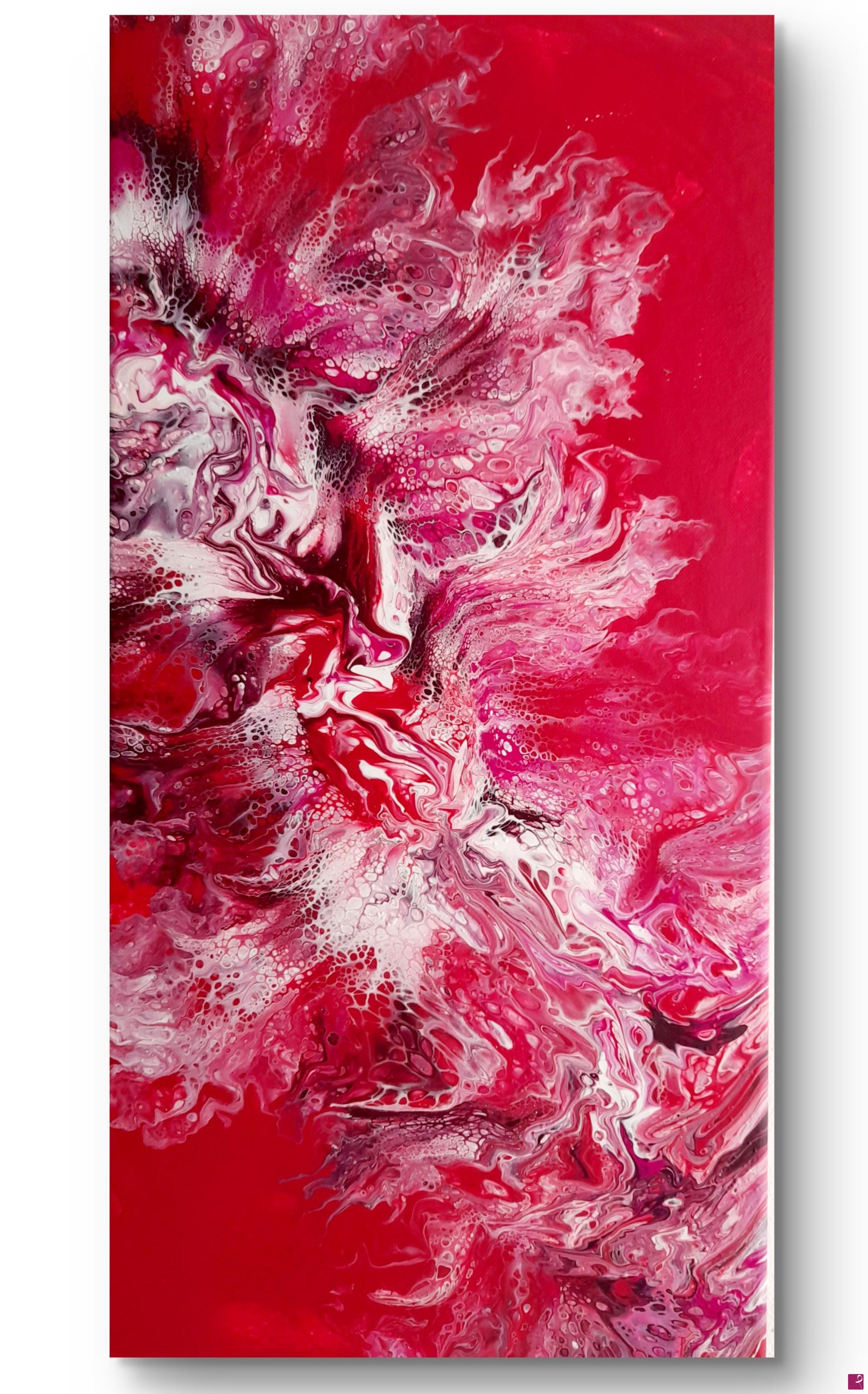quadri in vendita online - Quadro astratto Rettangolino n.15 Fluid Art