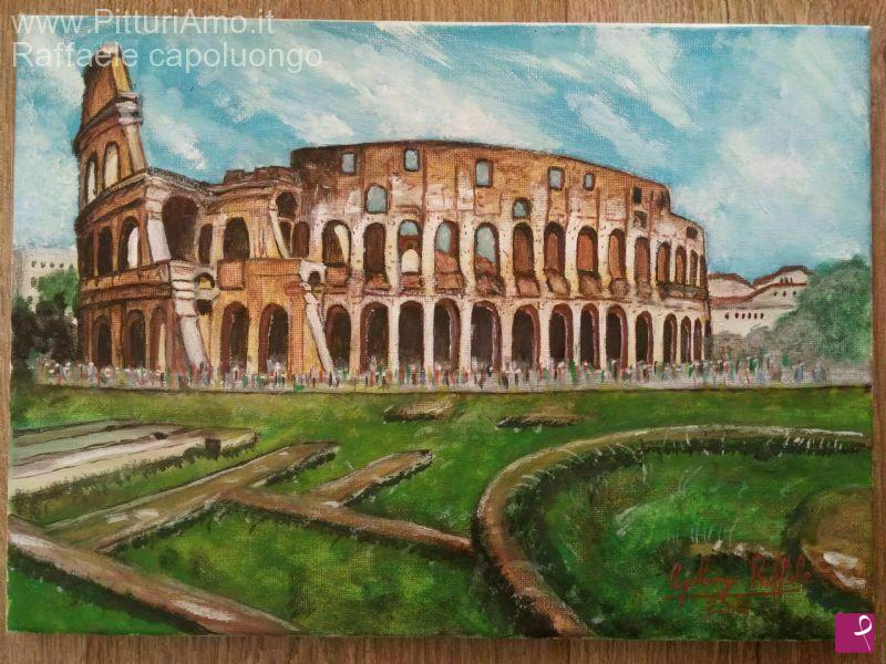 quadri in vendita online - Quadro con colosseo